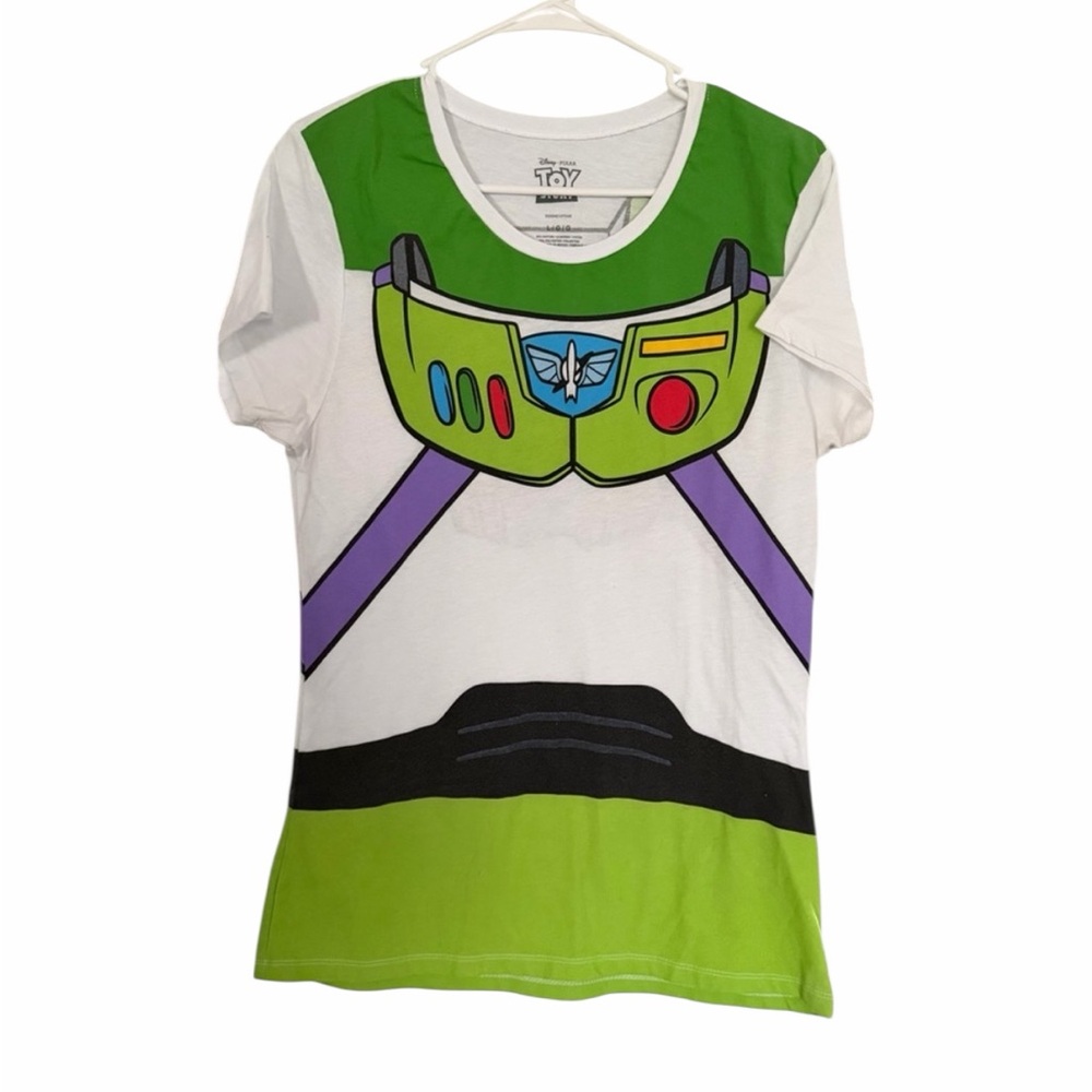 Toy Story Buzz Lightyear Boys Short Sleeve 
T-Shirt, Size Large - Ex. Cond.